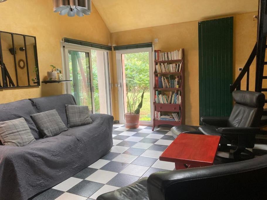 La Maison Rose - Avec Grand Jardin Clos A 300M De La Mer オートヴィル＝シュル＝メール エクステリア 写真