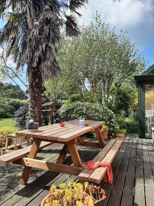 La Maison Rose - Avec Grand Jardin Clos A 300M De La Mer オートヴィル＝シュル＝メール エクステリア 写真